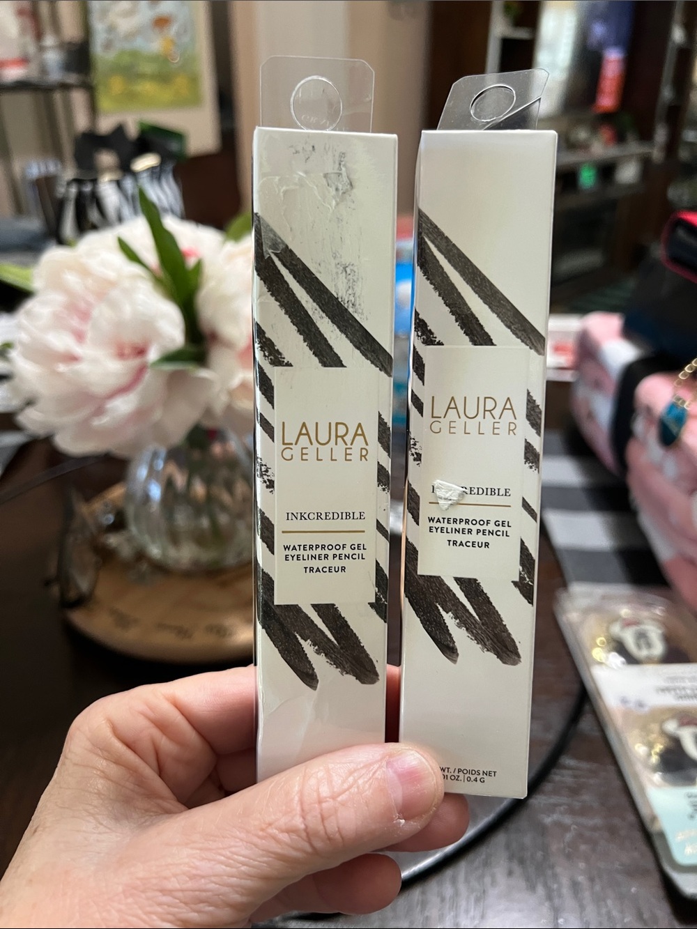 New Laura Geller BUNDLE Waterproof Gel Eyeliner Pencil — Graphite